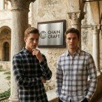 chain craft cotton oxford checks shirt