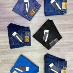 black letter ankle fit jeans pant