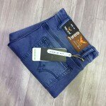 black letter ankle fit jeans pant