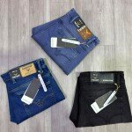 black letter ankle fit jeans pant