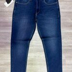 black letter ankle fit jeans pant