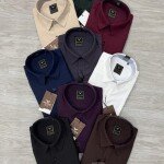 black letter imported linen lock shirt