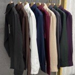 black letter imported linen lock shirt