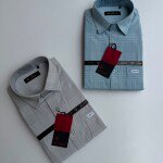s squere cotton printed shirt