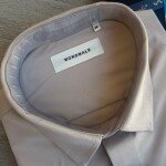 word wale plain lycra shirt