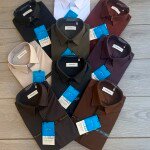 word wale plain lycra shirt