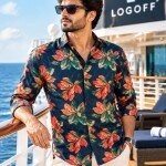logoff digital printed shirt