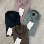 logoff imported plain lycra shirt