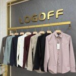 logoff imported plain lycra shirt