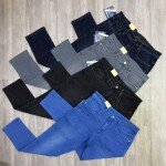 Wood machine Ankle Fit twill Jeans pant