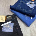 Wood machine Ankle Fit twill Jeans pant