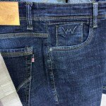 Wood machine Ankle Fit twill Jeans pant