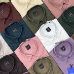 logoff oxford plain shirt