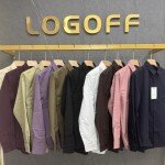 logoff oxford plain shirt