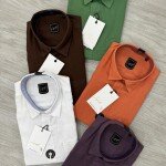 logoff premium linen shirt