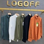 logoff premium linen shirt
