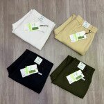 wood machine linen stripes trouser