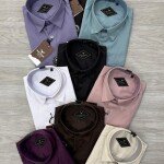 Black letter imported satin shirts