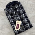 logoff premium linen checks shirt