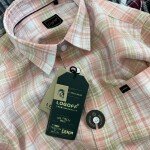 logoff premium linen checks shirt