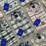 logoff cotton oxford checks shirt