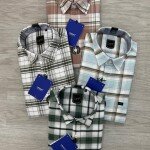 logoff cotton oxford checks shirt