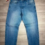 carbon plus twill baggy jeans pant