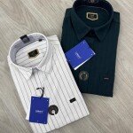 logoff oxford stripes shirt