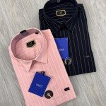 logoff oxford stripes shirt
