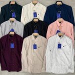 logoff oxford stripes shirt