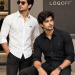 logoff oxford stripes shirt