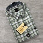 logoff cotton oxford checks shirt