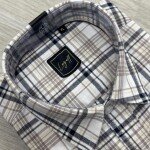 logoff cotton oxford checks shirt