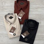 Black letter imported satin shirts