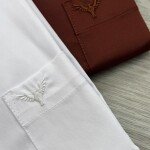 Black letter imported satin shirts