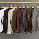 Black letter imported satin shirts