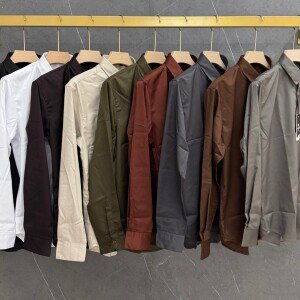Black letter imported satin shirts