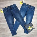 Wood machine Ankle Fit Jeans