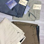 wood machine cotton pant
