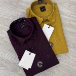 logoff premium linen shirt