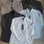 s squere big size checks shirt