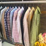 Wood Machine Premium Cotton linen checks shirt