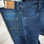 Black Letter Ankle Fit Jeans pant