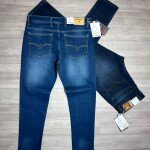 Black Letter Ankle Fit Jeans pant