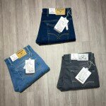 Black Letter Ankle Fit Jeans pant