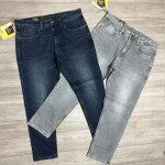 Wood machine Ankle Fit Jeans