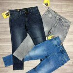 Wood machine Ankle Fit Jeans