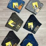 Wood machine Ankle Fit Jeans