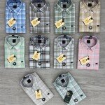 logoff cotton oxford checks shirt