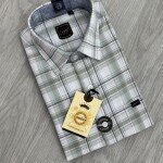 logoff cotton oxford checks shirt